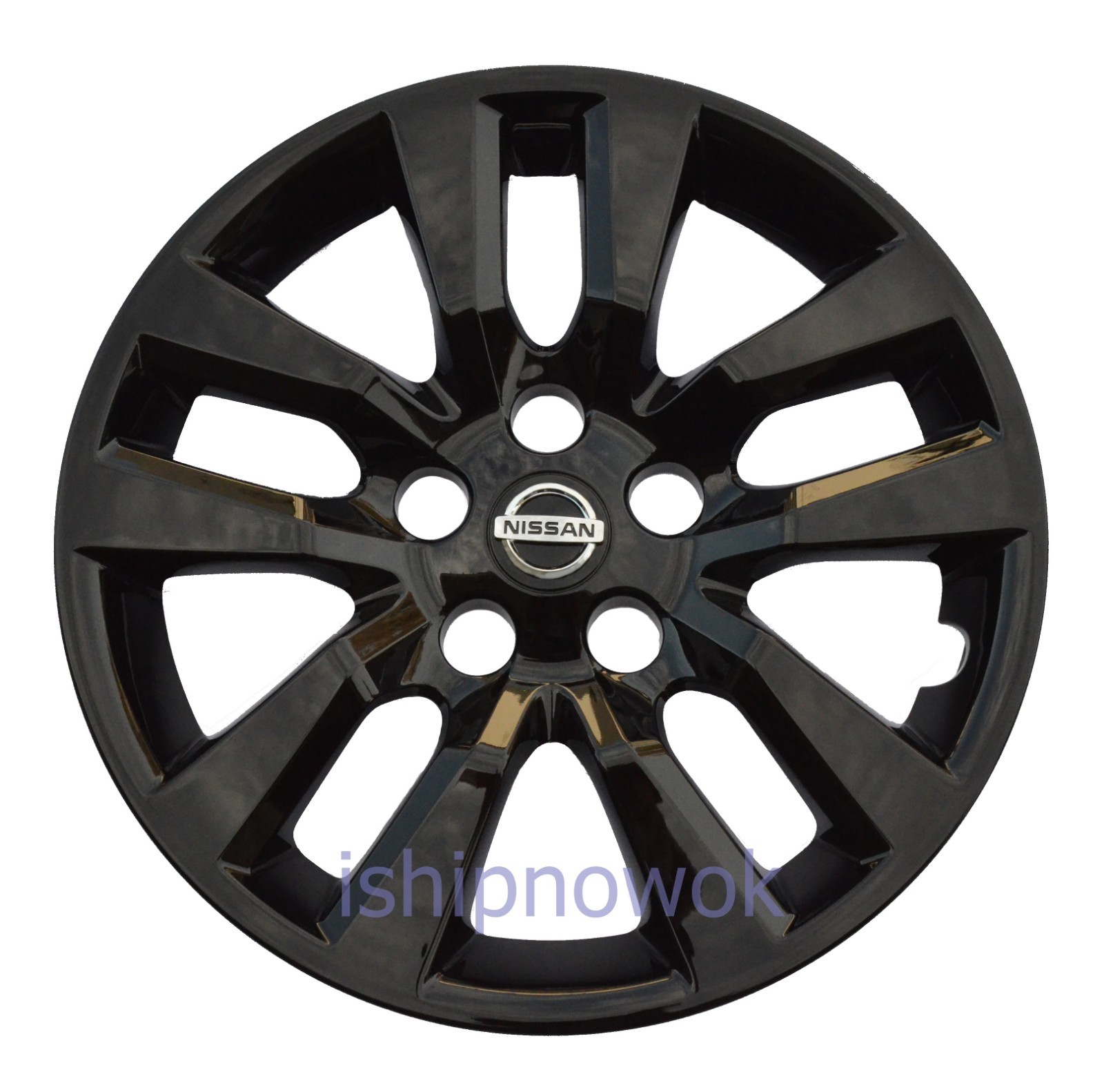 1x replacement BLACK Hubcap Wheelcover FITS 2007 - 2018 Altima Sentra  16
