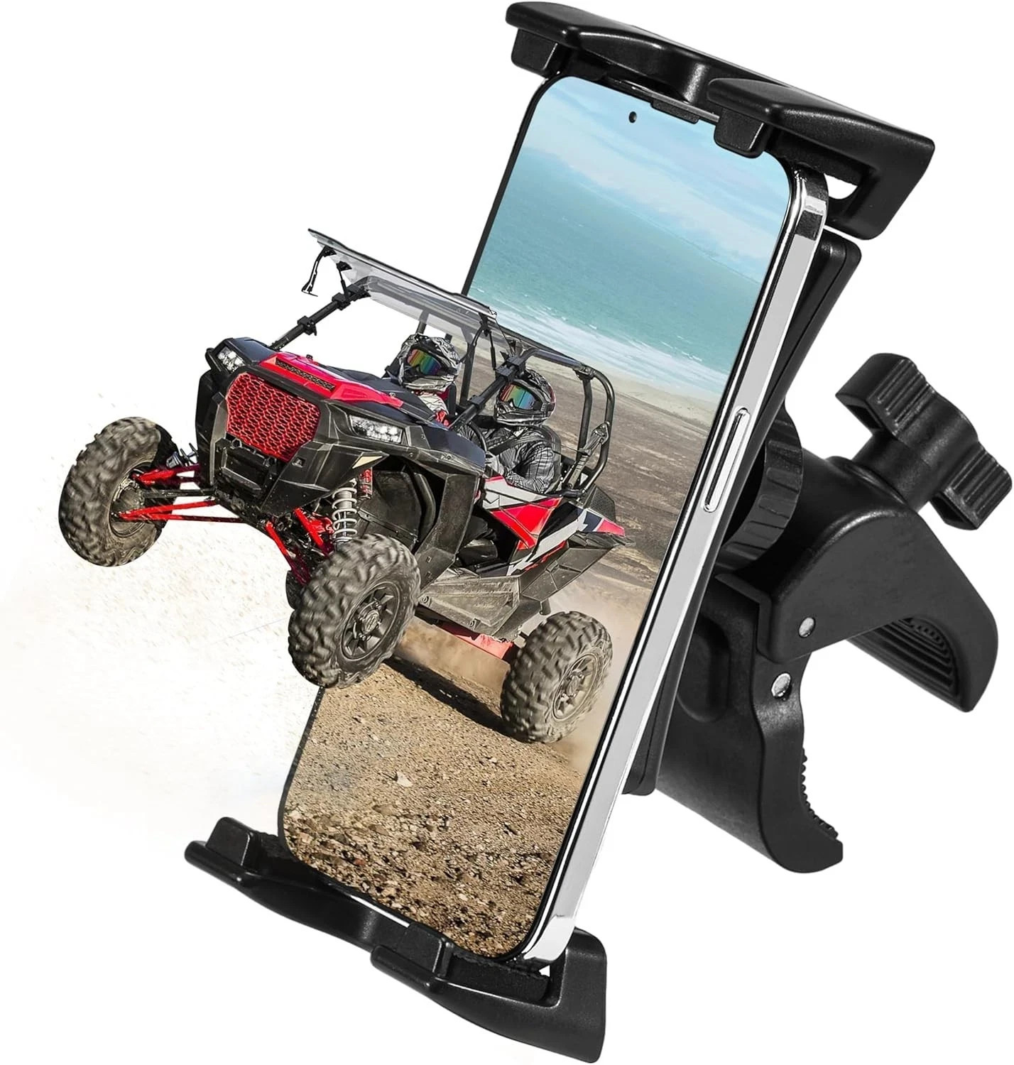 KEMIMOTO UTV Phone Mount ATV Holder, Fit 4.7