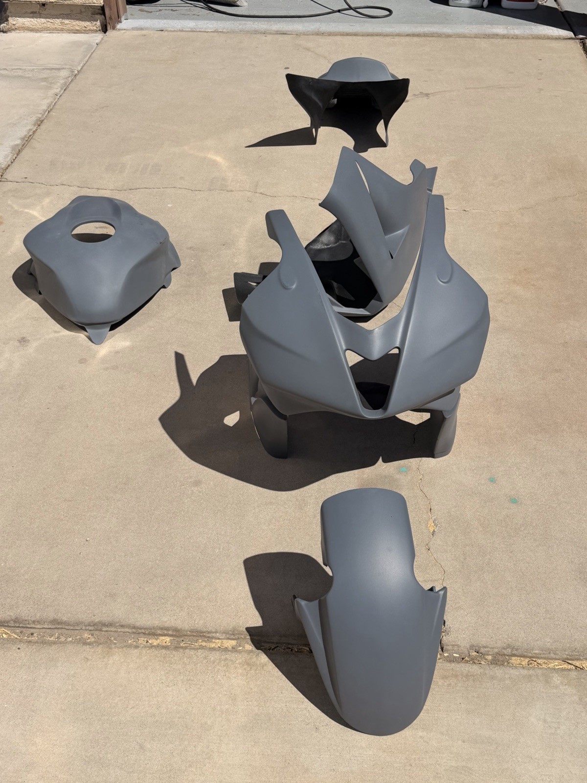 2007-2008 CBR 600RR Hotbodies Race work Full Set Unpainted Fiberglass 2007-2008 CBR 600RR Hotbodies Race work Full Set Unpainted Fiberglass