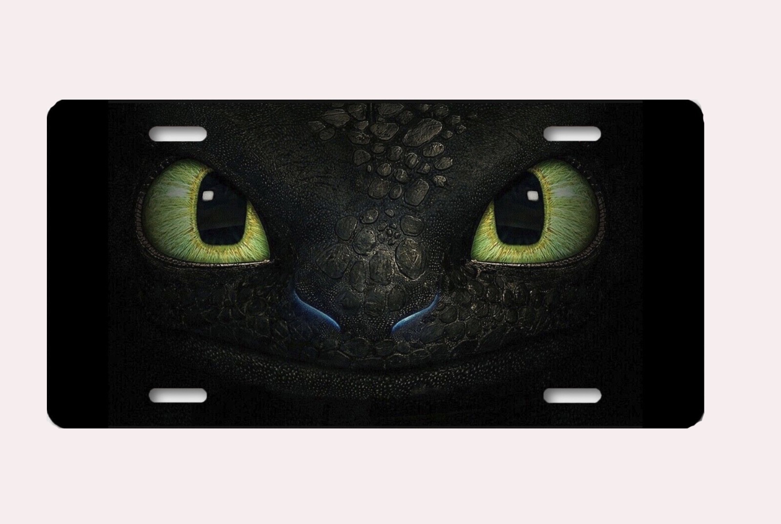 Dragon Eyes CAR TRUCK Aluminum LICENSE PLATE Car tag Toothless Dragon Eyes CAR TRUCK Aluminum LICENSE PLATE Car tag Toothless