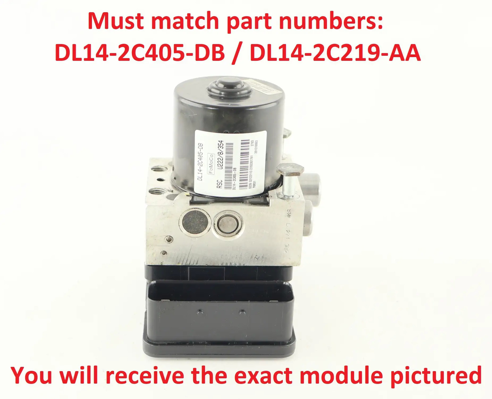 12 - 14 Ford Expedition ABS Pump Module Anti-Lock Brake Controller DL14-2C405-DB
