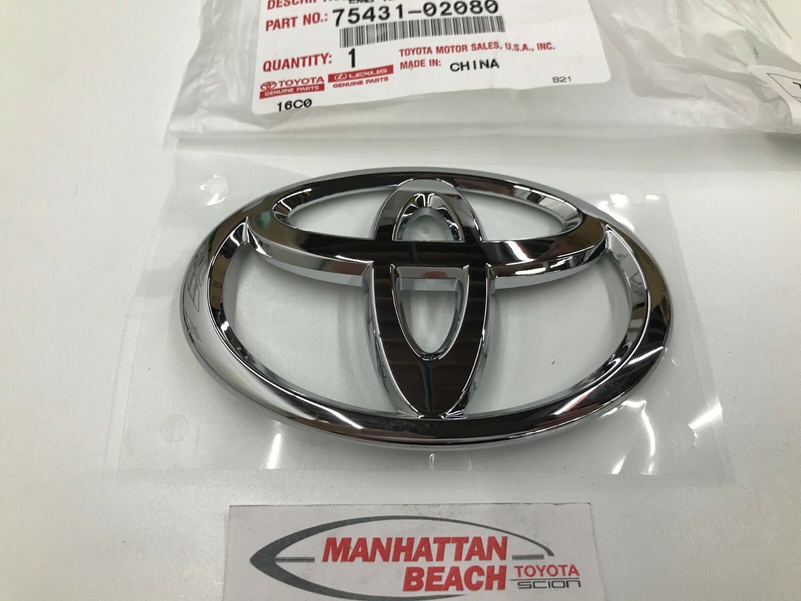 Fit For Toyota 2014-2016 Corolla Front Emblem Fit For Grille Chrome Badge NEW🎁