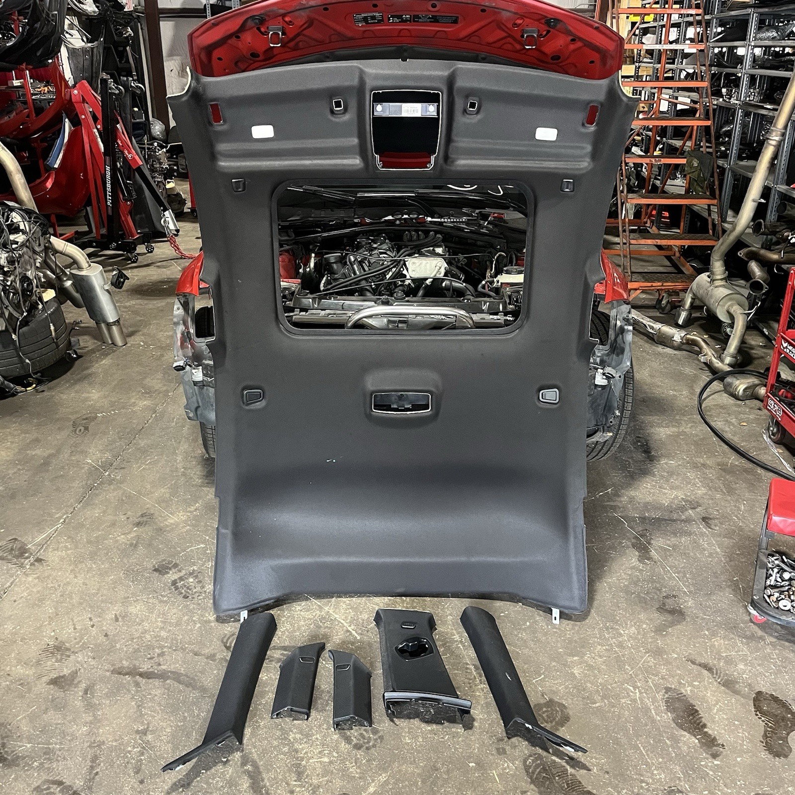 ☑️ 15-20 OEM BMW F36 Gran Coupe Black Headliner Pillars Visors SET Anthracite ☑️ 15-20 OEM BMW F36 Gran Coupe Black Headliner Pillars Visors SET Anthracite