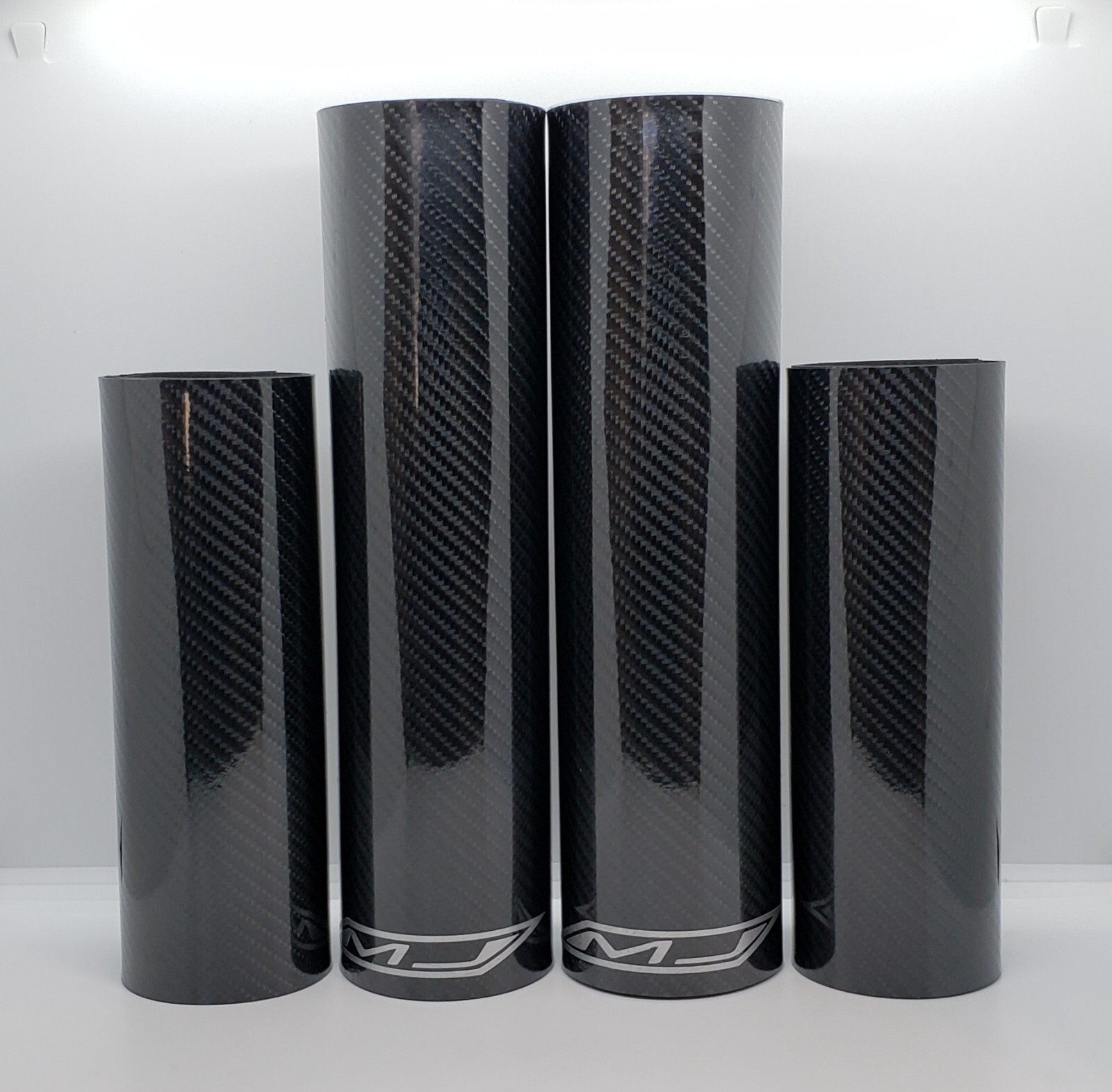 Fork Skins Covers Glossy Carbon Fiber Graphics Suzuki DRZ 400 SM RMX 450Z 250