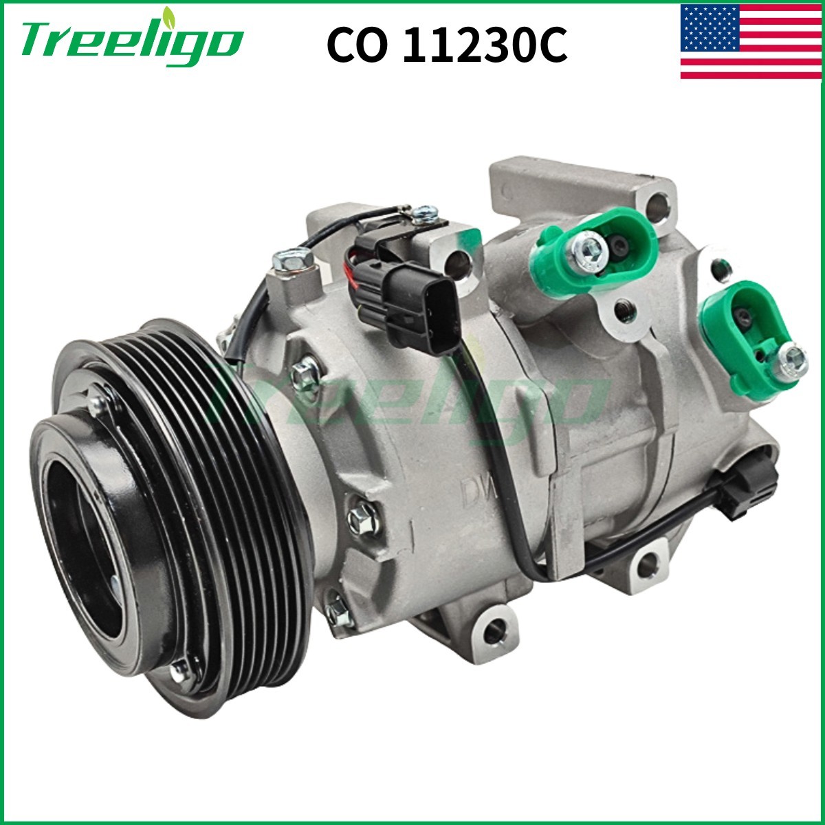 AC A/C Compressor For 2010 2015 Hyundai Tucson 2011-2016 Kia Sportage 2.0L 2.4L