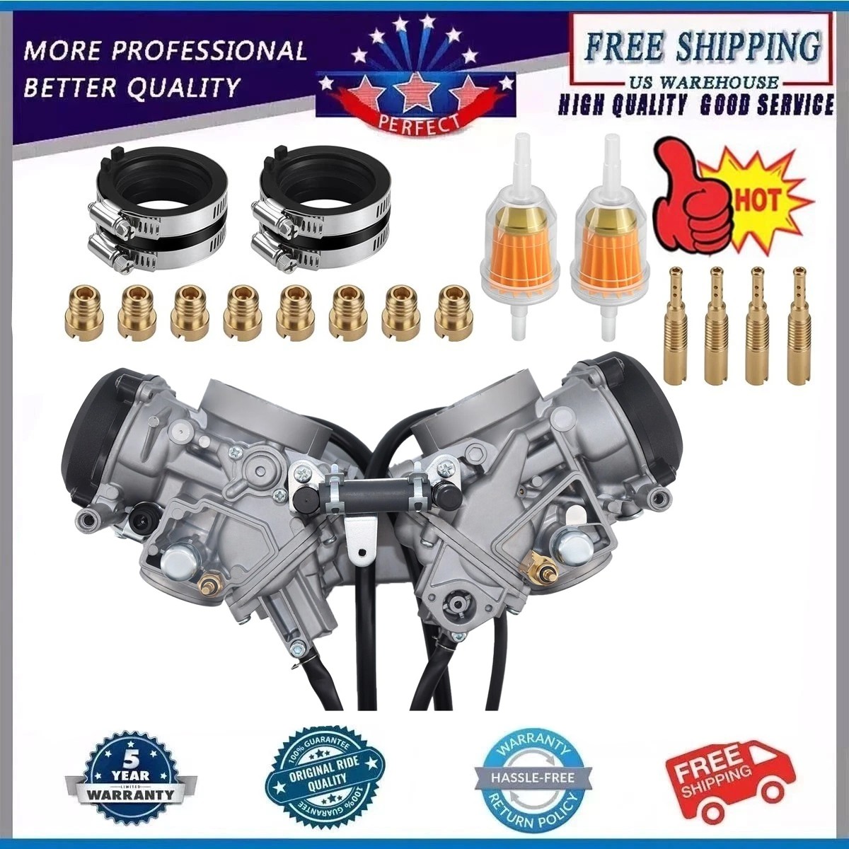 Carb Carburetor For Kawasaki Brute Force 650 KVF650F 15004-0036 4x4i New