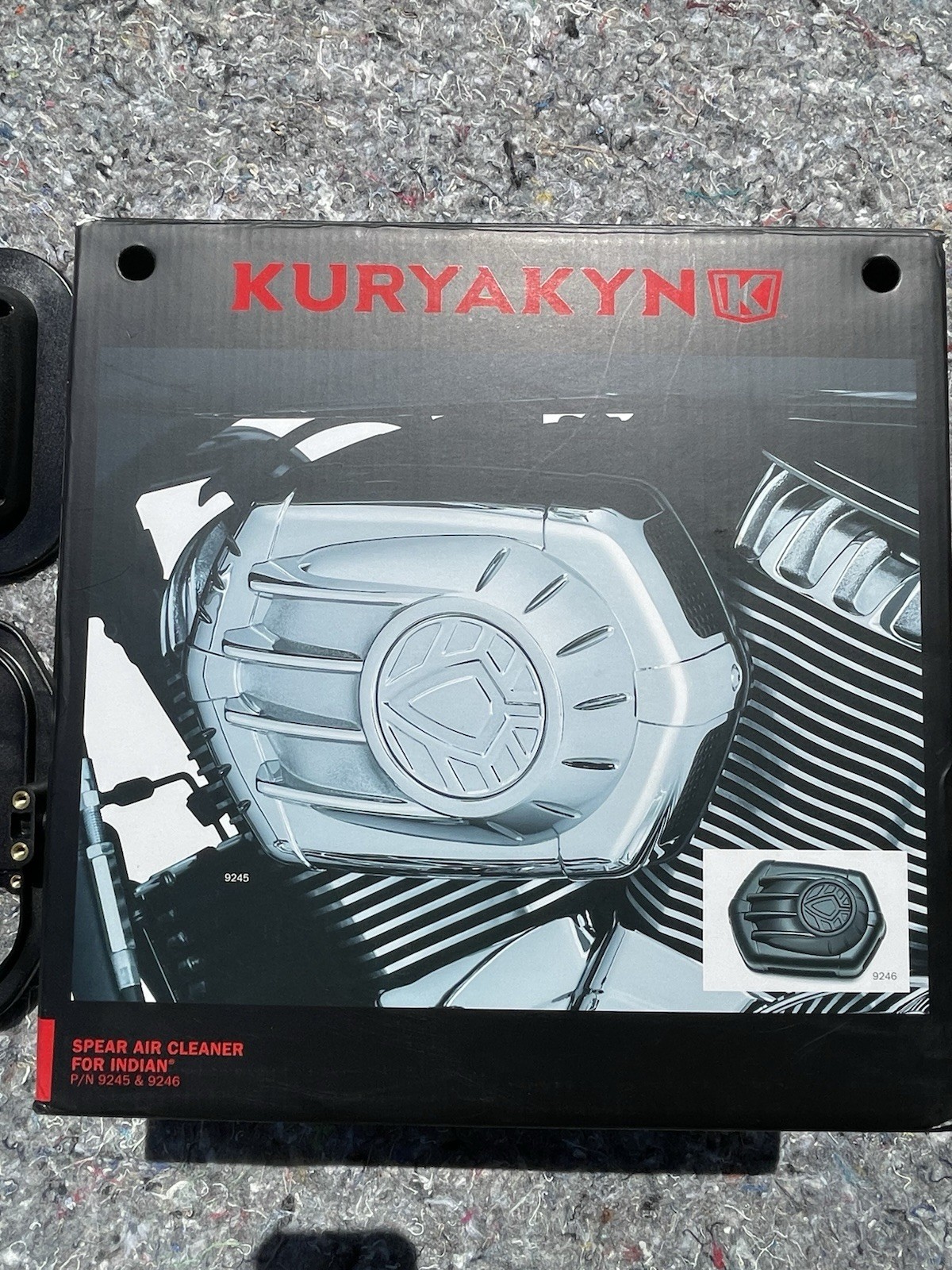 KURYAKYN SPEAR AIR CLEANER COVER KIT, FOR INDIAN CHIEF 2014-2021 9245 KURYAKYN SPEAR AIR CLEANER COVER KIT, FOR INDIAN CHIEF 2014-2021 9245