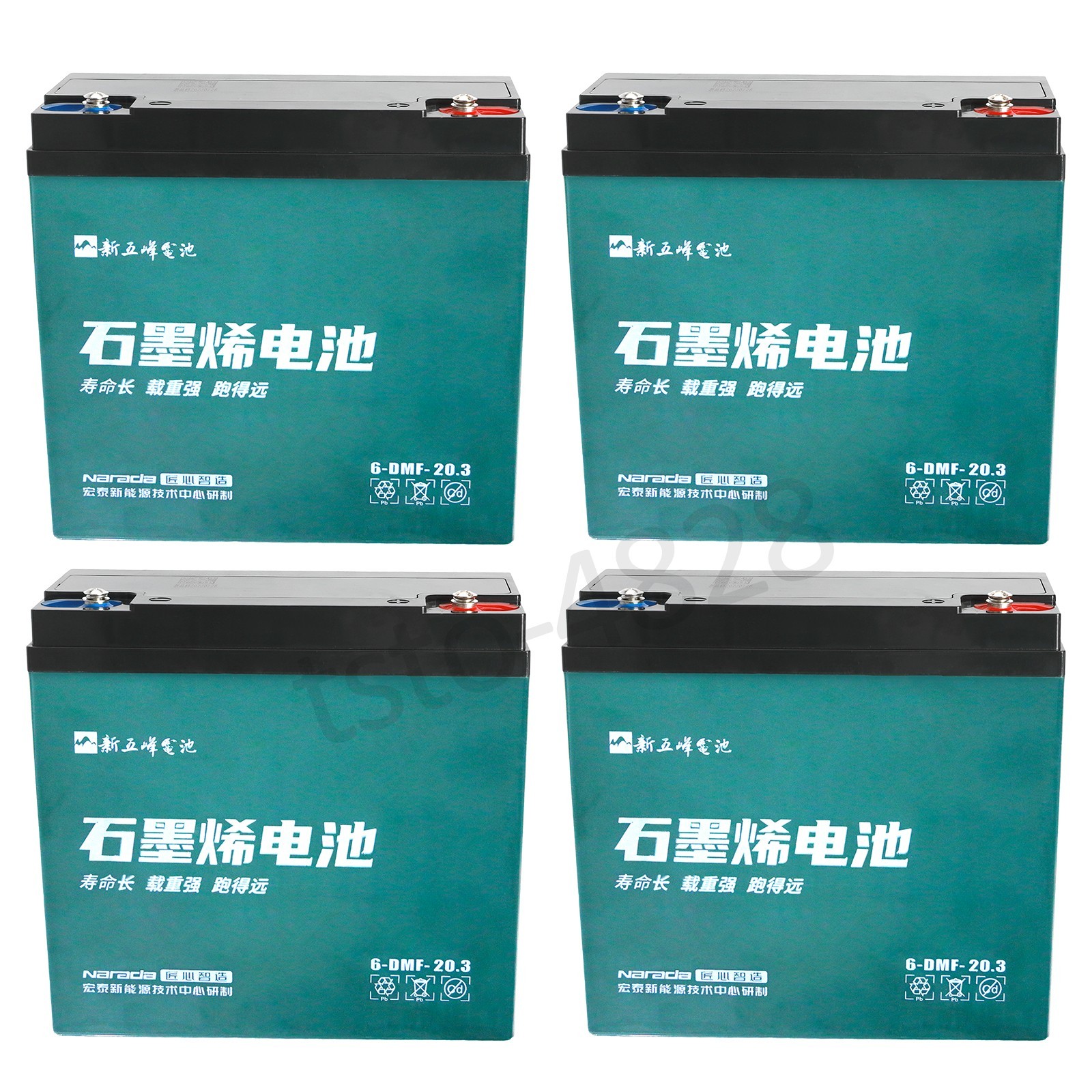 4Pack  12V 20AH Lead Acid AGM Gel Batteries  6-DZF-20 6-DMF-20 6-DZM-20 E-Bike