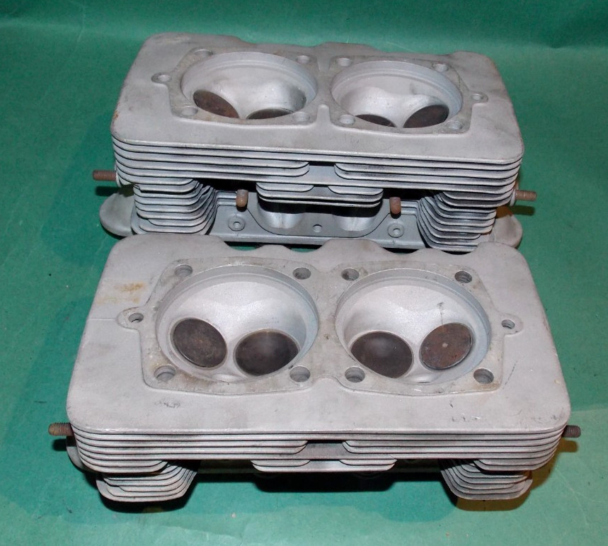 1963-1966 Porsche 912 356C Cylinder Head Pair Valves Springs Part 616.104.301.02