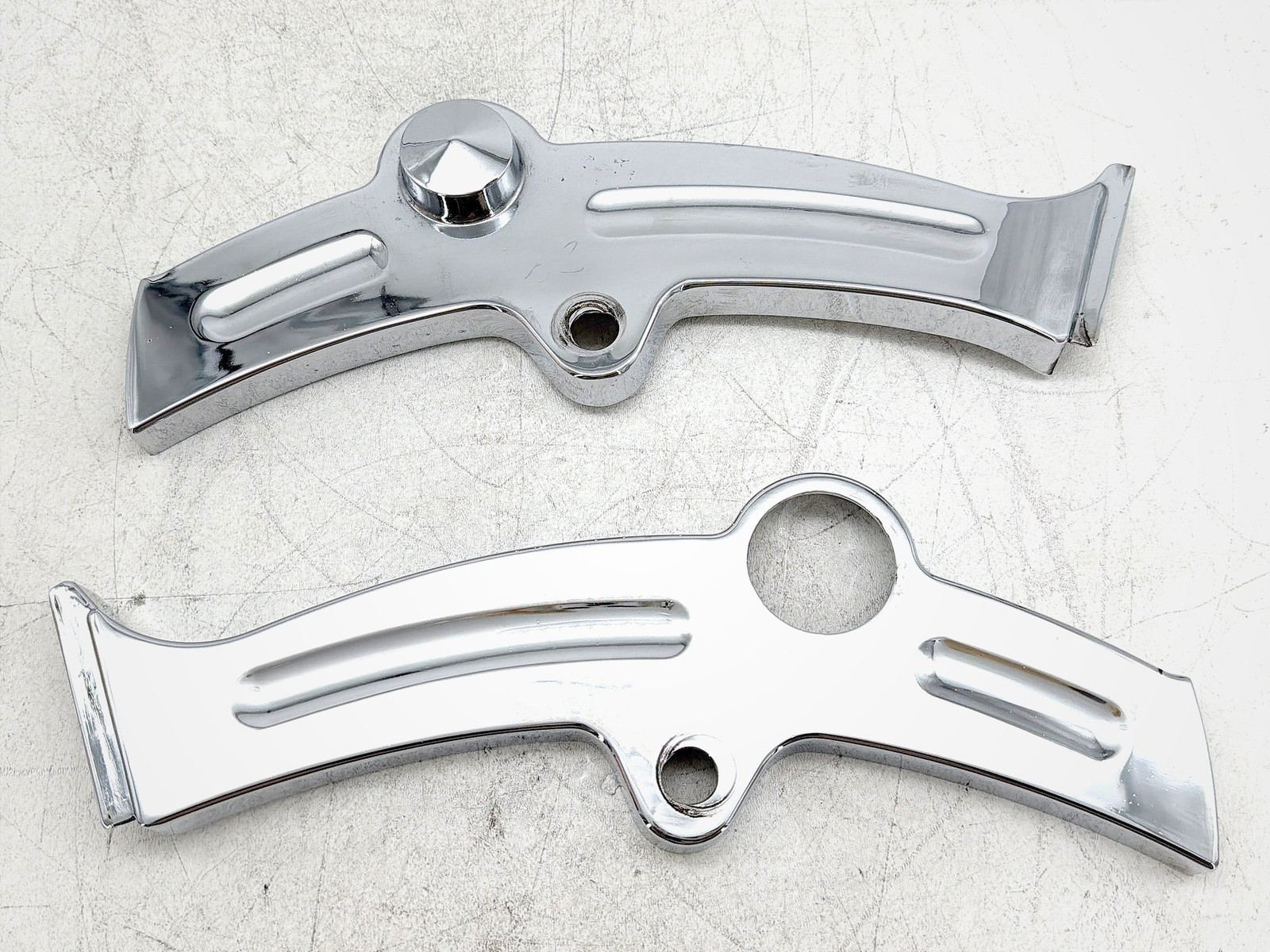 2001 Harley Fat Boy Softail FLSTFI Boomerang Frame Covers Trim Panel Kuryakyn