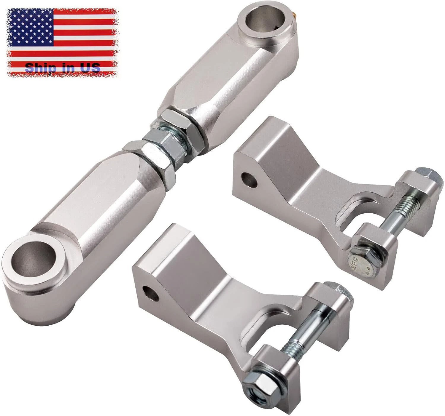 Front & Rear Lowering Kit Adjustable Set for Yamaha Raptor 350 660 700 700R