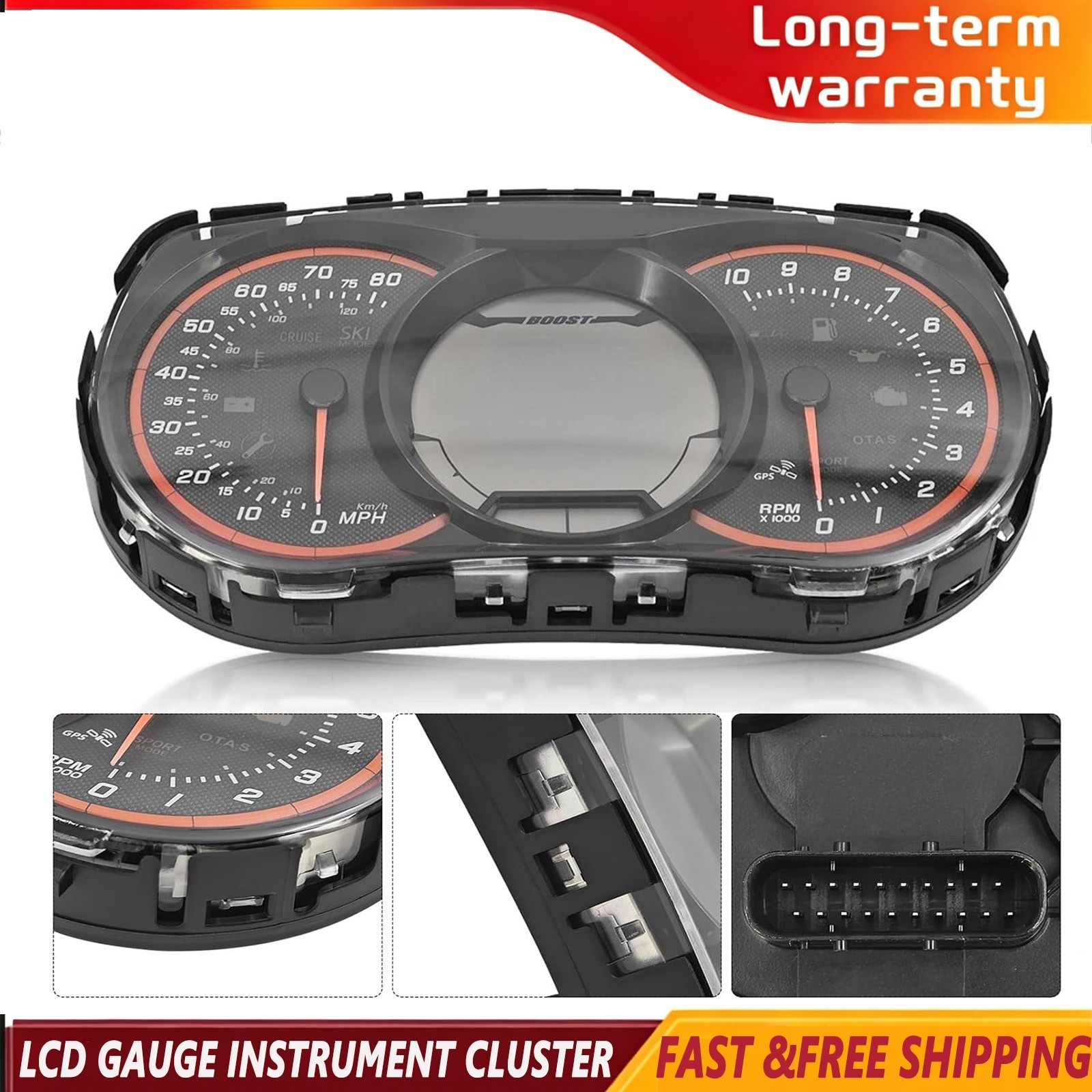 278002716 LCD Gauge Instrument Cluster For 2012 2013 SeaDoo RXP-X RXT-X 260 RS