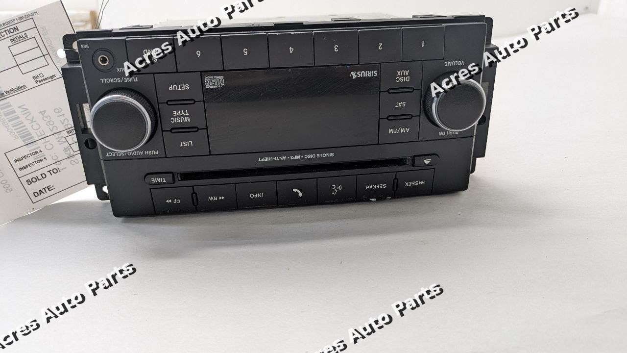 2016 JEEP WRANGLER Radio Audio - Fits 2015-2017 - 498458