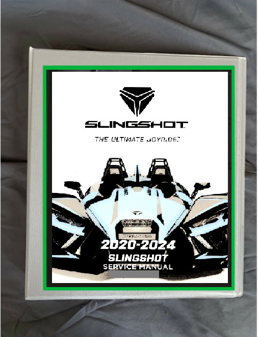 2023 POLARIS SLINGSHOT S SL SLR R ROUSH SERVICE & Owner MANUAL & binder 2BOOKS