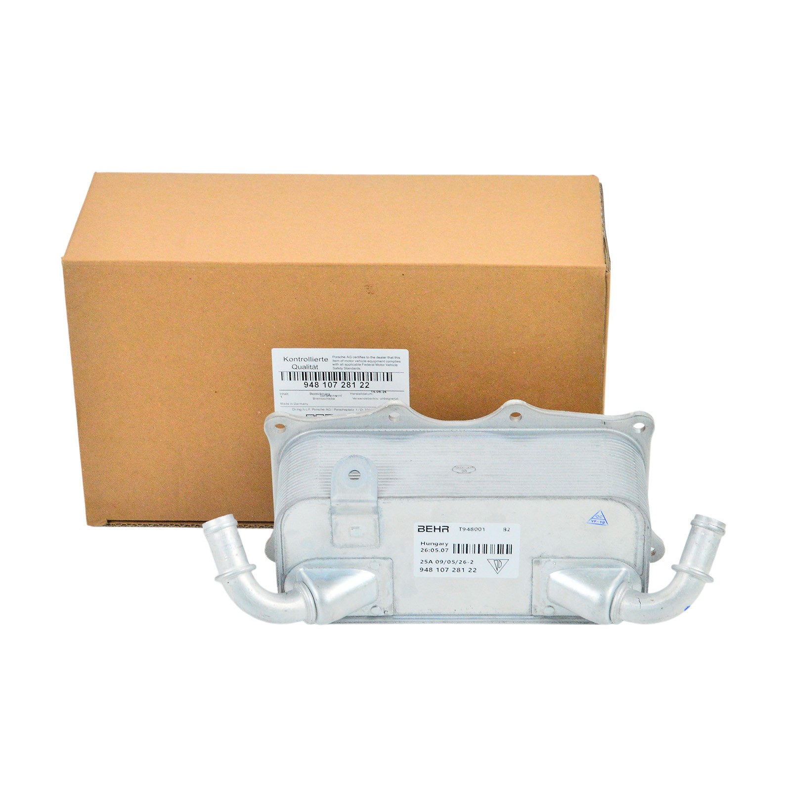 OEM MAHLE Engine Oil Cooler for Porsche Cayenne Panamera Macan 3.0 3.6 4.8 OEM MAHLE Engine Oil Cooler for Porsche Cayenne Panamera Macan 3.0 3.6 4.8