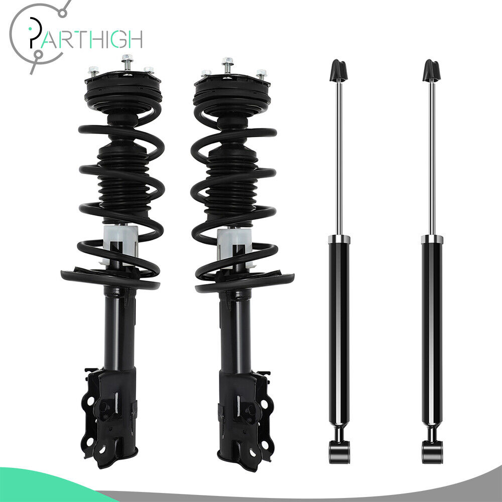 4x For Ford Fiesta 1.6L 2010-2013 Front Rear Complete Shocks Struts Coil Springs