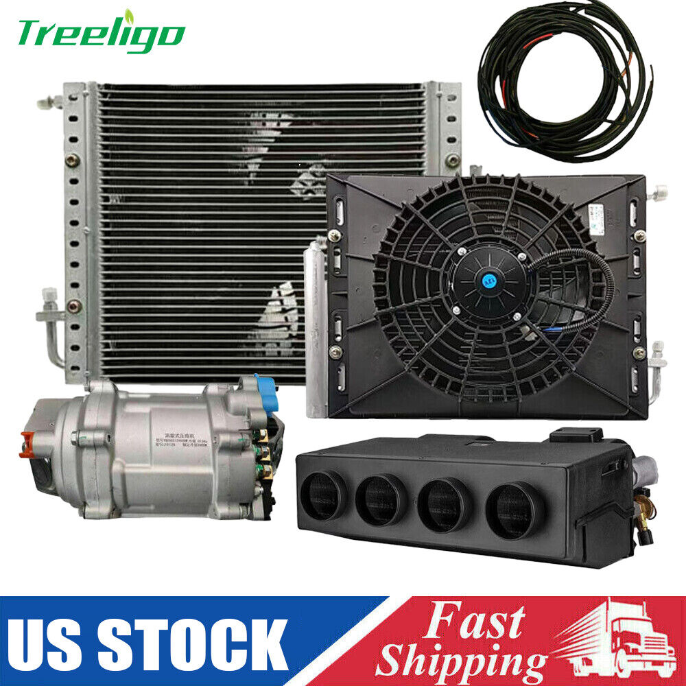 12V Universal Underdash Electric Air Conditioner A/C Unit Compressor Only Cool