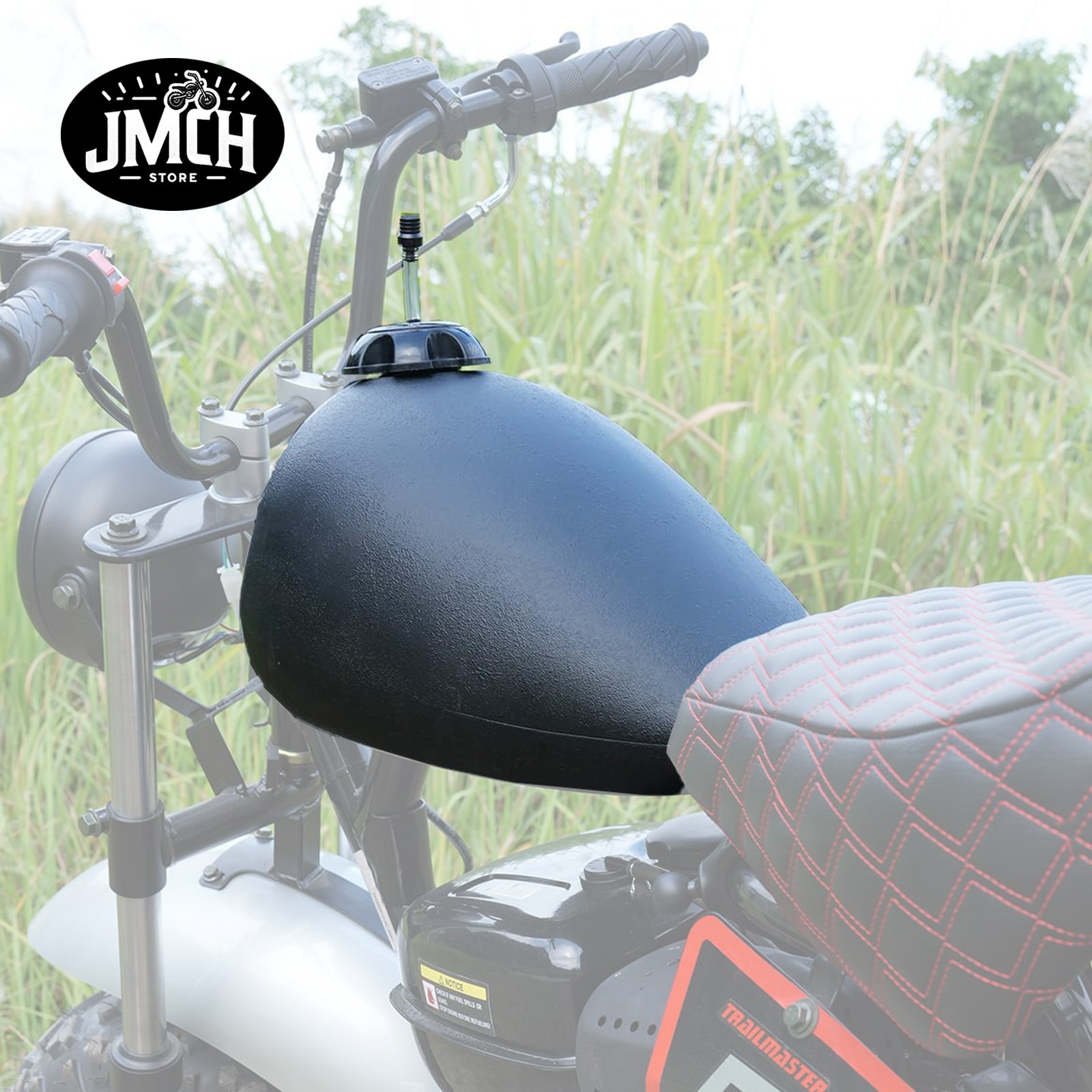Black Real Gas Fuel Tank for Mini Baja Heat Warrior Hawg Ty 196cc Mini Bike