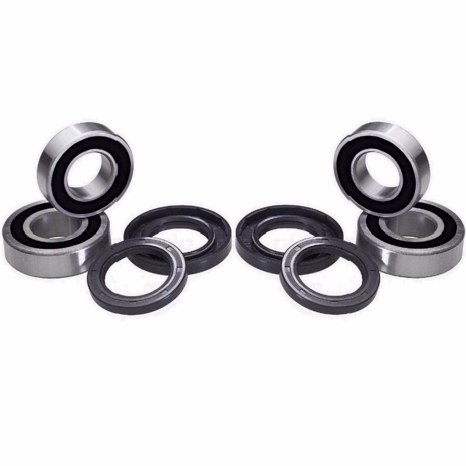 Both Front Wheel Bearing Seal Kits for Yamaha YFM660R YFM700R Raptor 660 700
