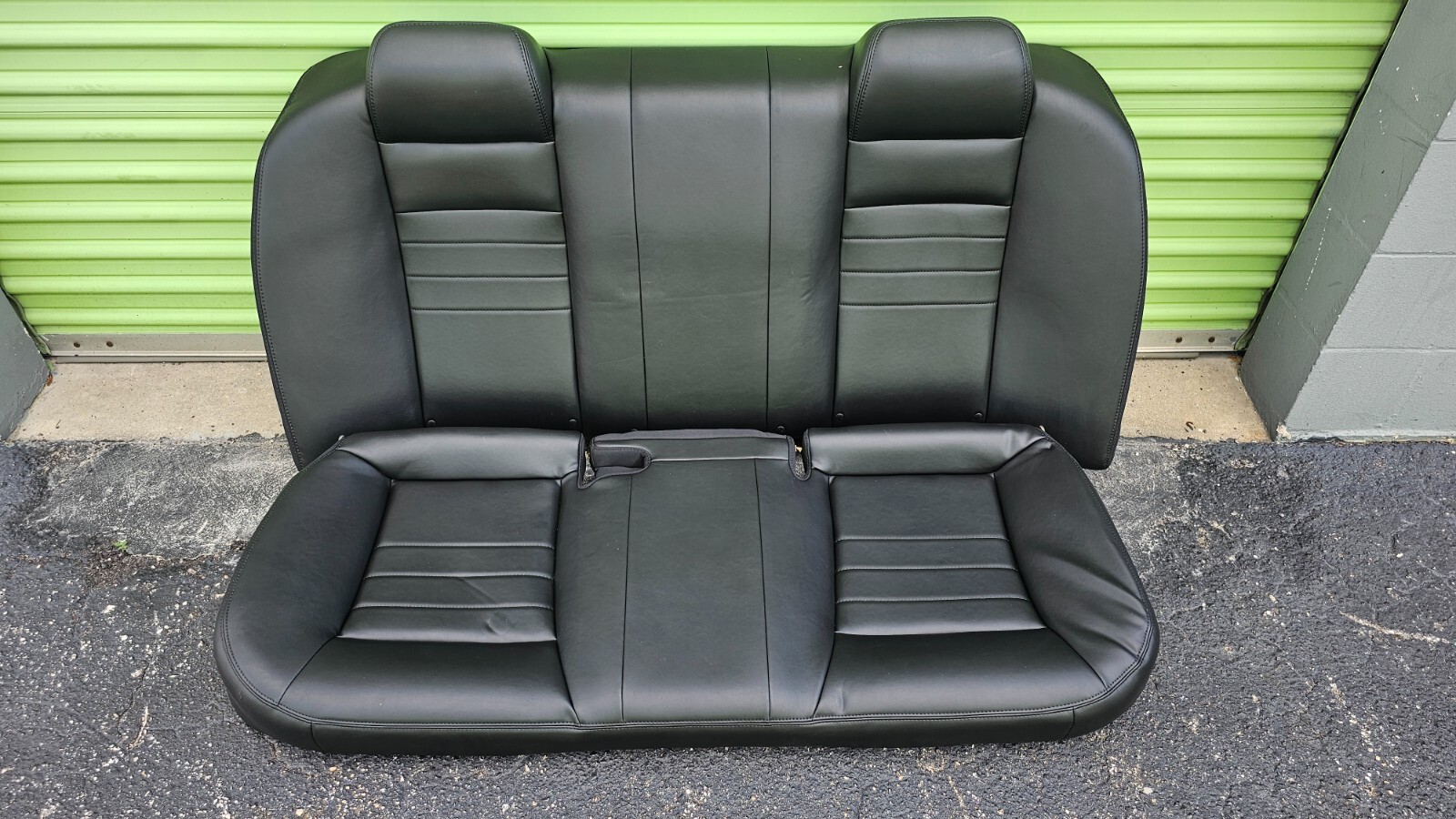 New 15-22 Dodge Charger Interceptor Rear Seat Back Bottom Cushions Black Police