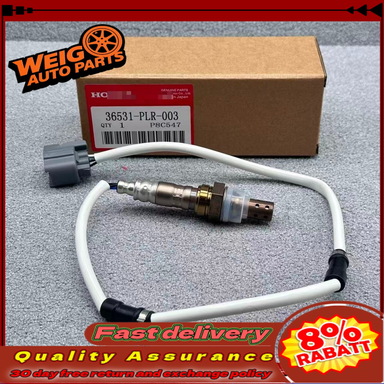 Suitable for HONDA Civic oxygen sensor 36531-PLR-003 brand new