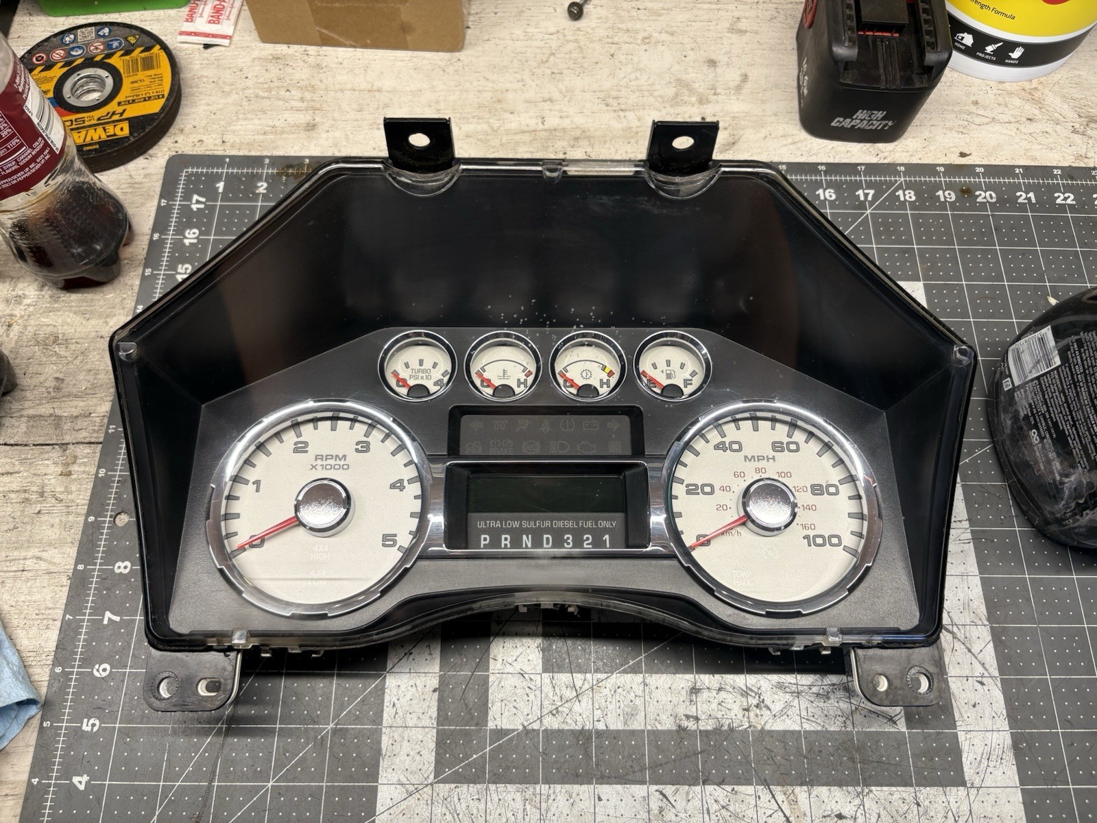 2008-2010 Ford F250/F350 6.4L Instrument Cluster (King Ranch) 2008-2010 Ford F250/F350 6.4L Instrument Cluster (King Ranch)