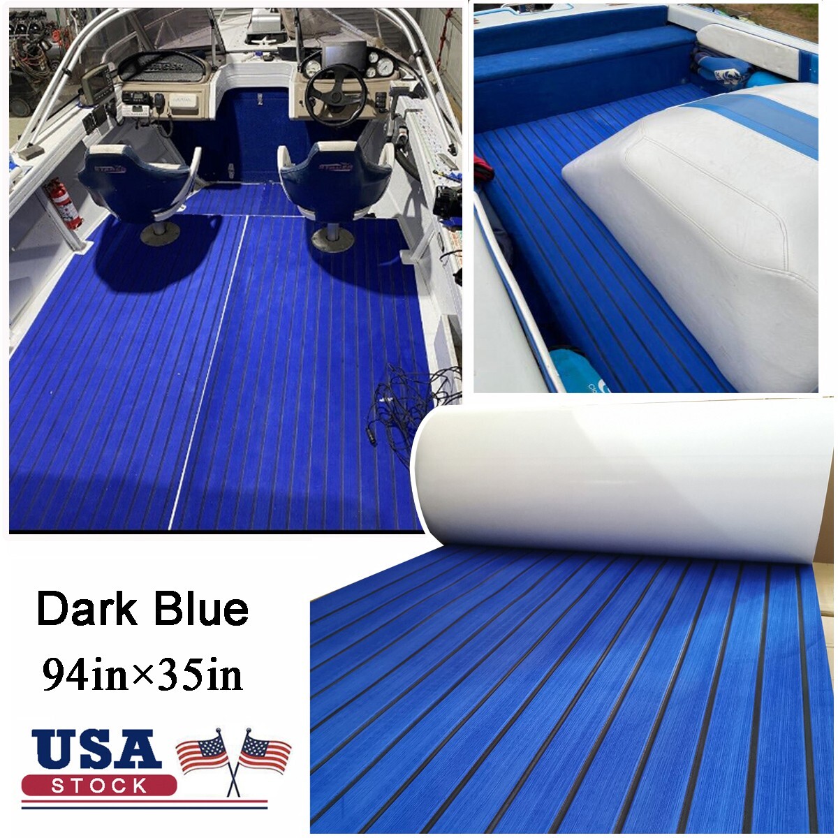 Bevel Edge EVA Foam Boat Flooring Mat Decking Sheet 94.5\