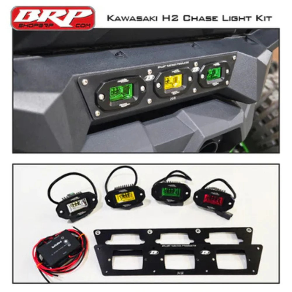 ATC Kawasaki Teryx H2 UTV Chase Light Kit Amber - Clear -