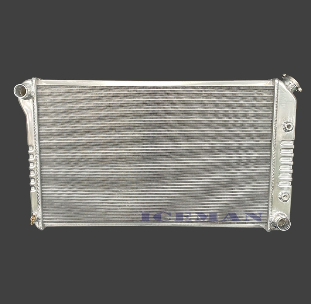 KKS 3 ROWS STAMPED RADIATOR FOR 70-81 PONTIAC FIREBIRD ESPRIT FORMUL TRANS AM V8
