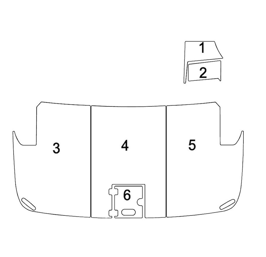 2013-2017 REGAL 32 Express Swim Platform DuraEVA Seadek EVA Foam Boat flooring