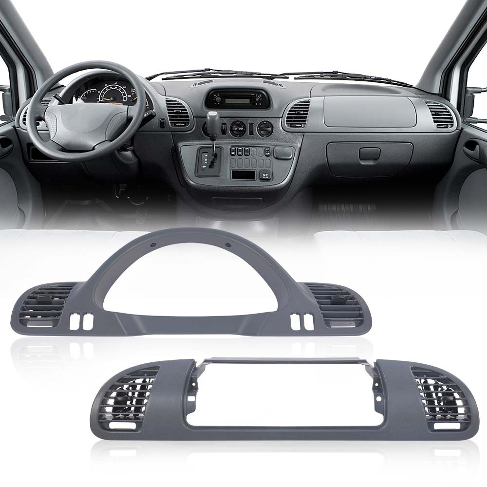 Fit For 2002-2006 Dodge Sprinter Dash Panel Bezel Trim With A/C Vents Left+Right