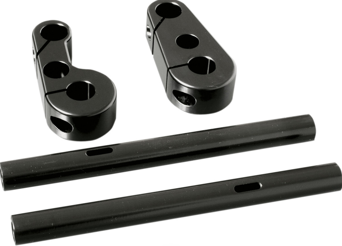 08-12 Can-Am Spyder 990 RS Handlebar Risers Black 2IN Pullback CA017