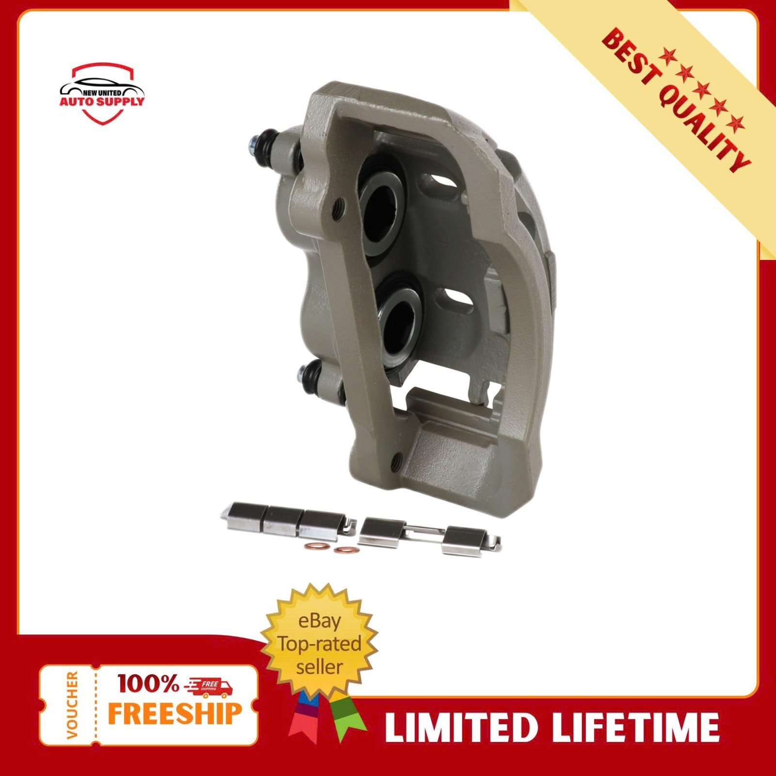 Front Left Brake Caliper w/Bracket 18-B4747 Fits 00-02 Dodge Ram 2500 3500 4000