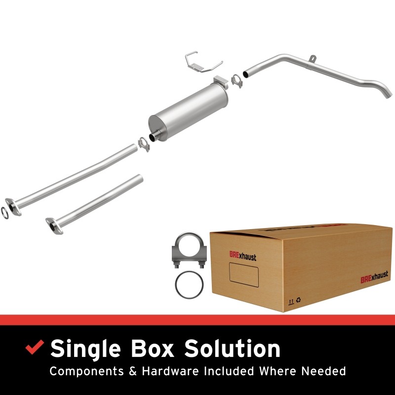 BRExhaust 106-0674 Direct-Fit Exhaust System 86-88 Toyota Pickup 2.4L 2WD/4WD
