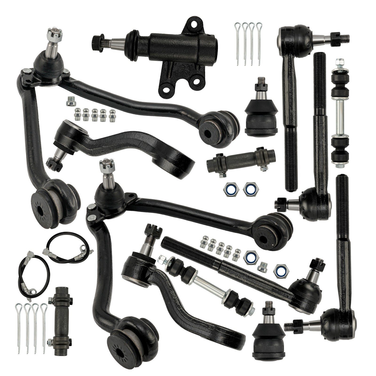 For 1993-2000 Chevy C2500 C3500 GMC C2500 Front Complete Suspension Kit 15pc