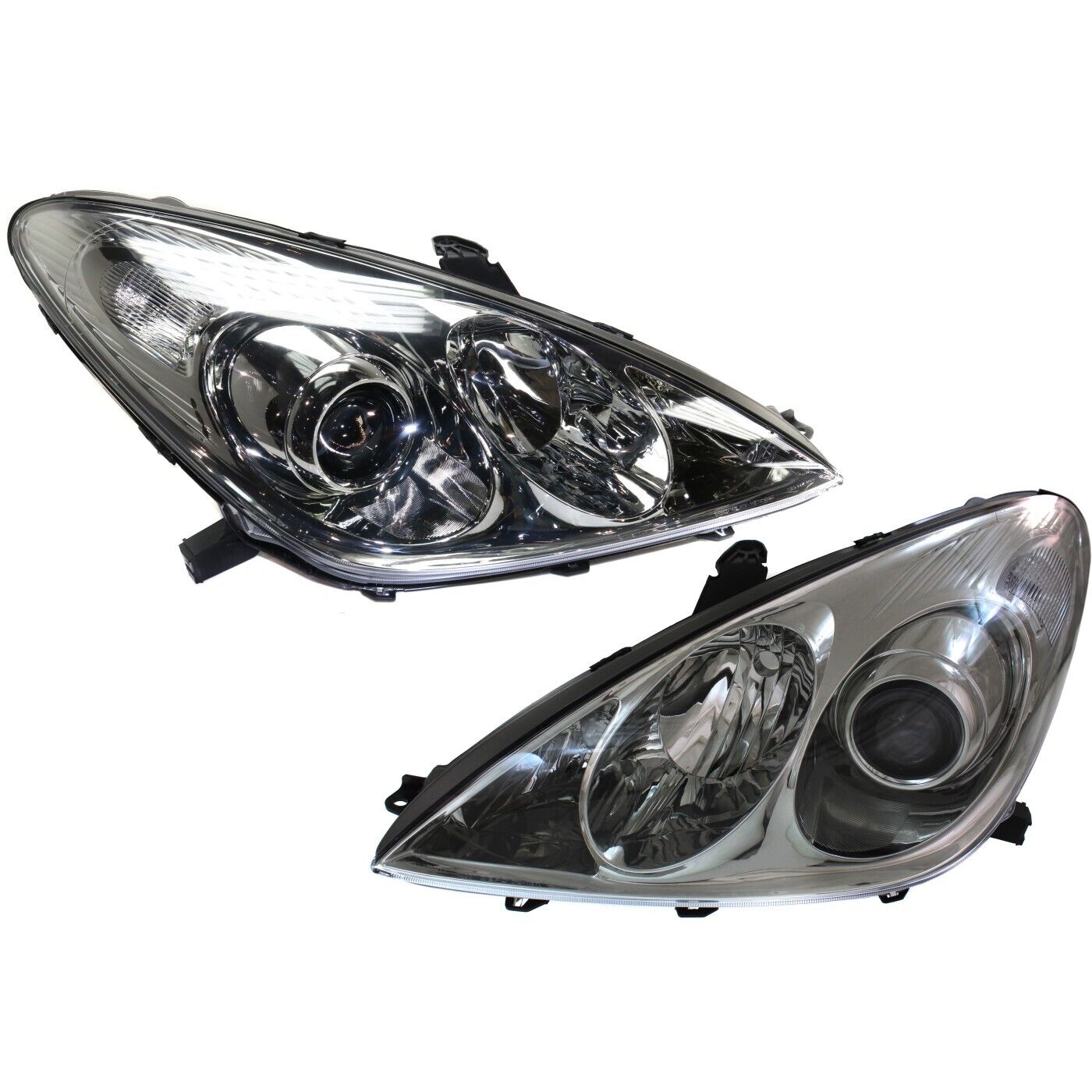 Headlight Set For 2005-2006 Lexus ES330 Left and Right HID 2Pc Headlamps Pair