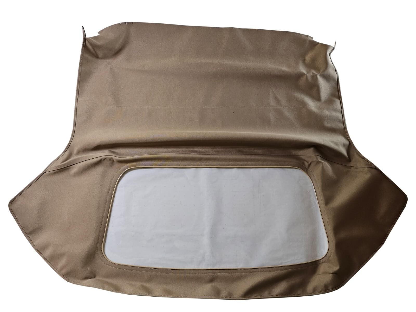 Fits 1979-1983 Fiat 124 Spider 2000 CS2 Soft Top Canvas Tan PlWindow Fits 1979-1983 Fiat 124 Spider 2000 CS2 Soft Top Canvas Tan PlWindow