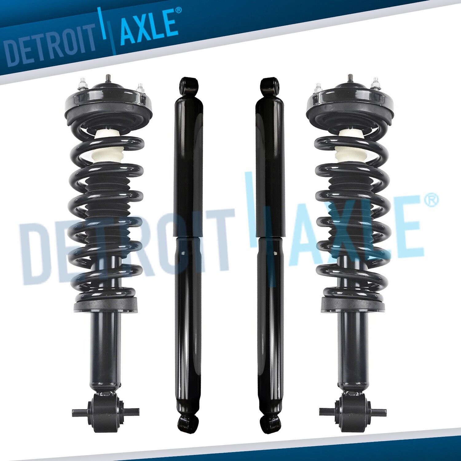4WD Front Struts w/Coil Spring Rear Shocks Absorbers for 2015 - 2017 Ford F-150