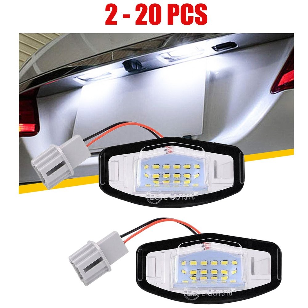 2-20X License 18LED Plate Light Lamp TL Accord For Honda Civic For Acura TSX MDX