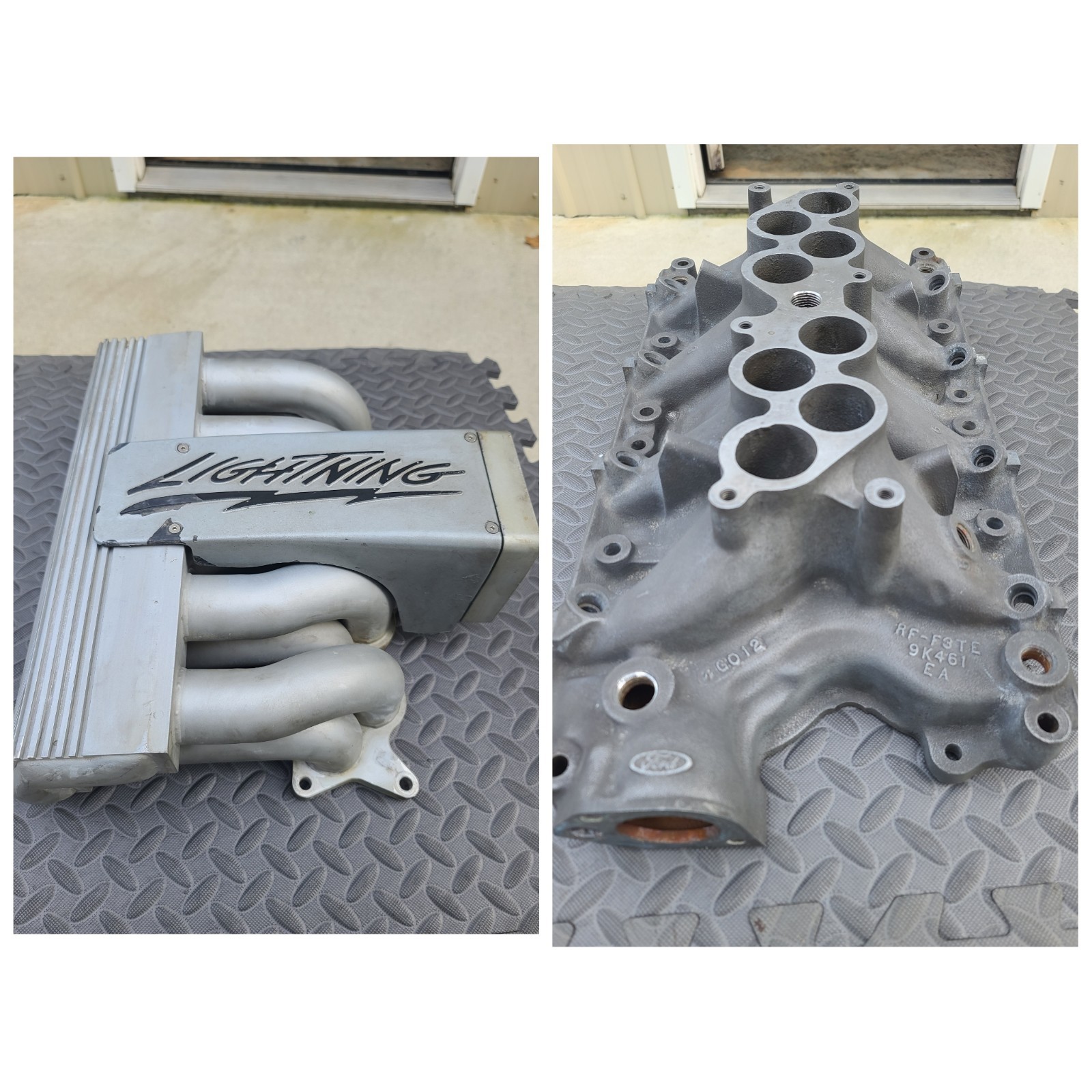 1993-1995 Ford Lightning 5.8L SVT Upper & Lower Intake Manifold GT40 351W 