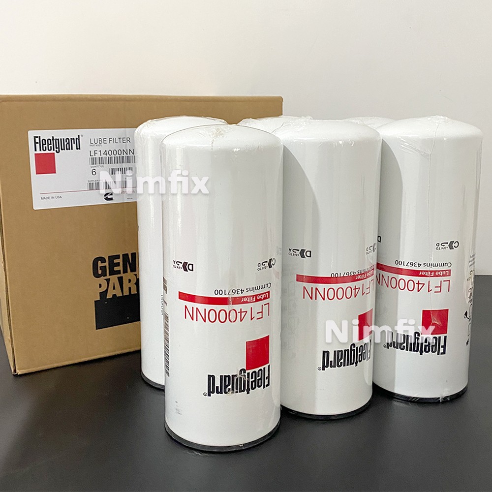 6PCS LF14000NN Oil Filter For Fleetguard Cummins ISX 4367100 NEW