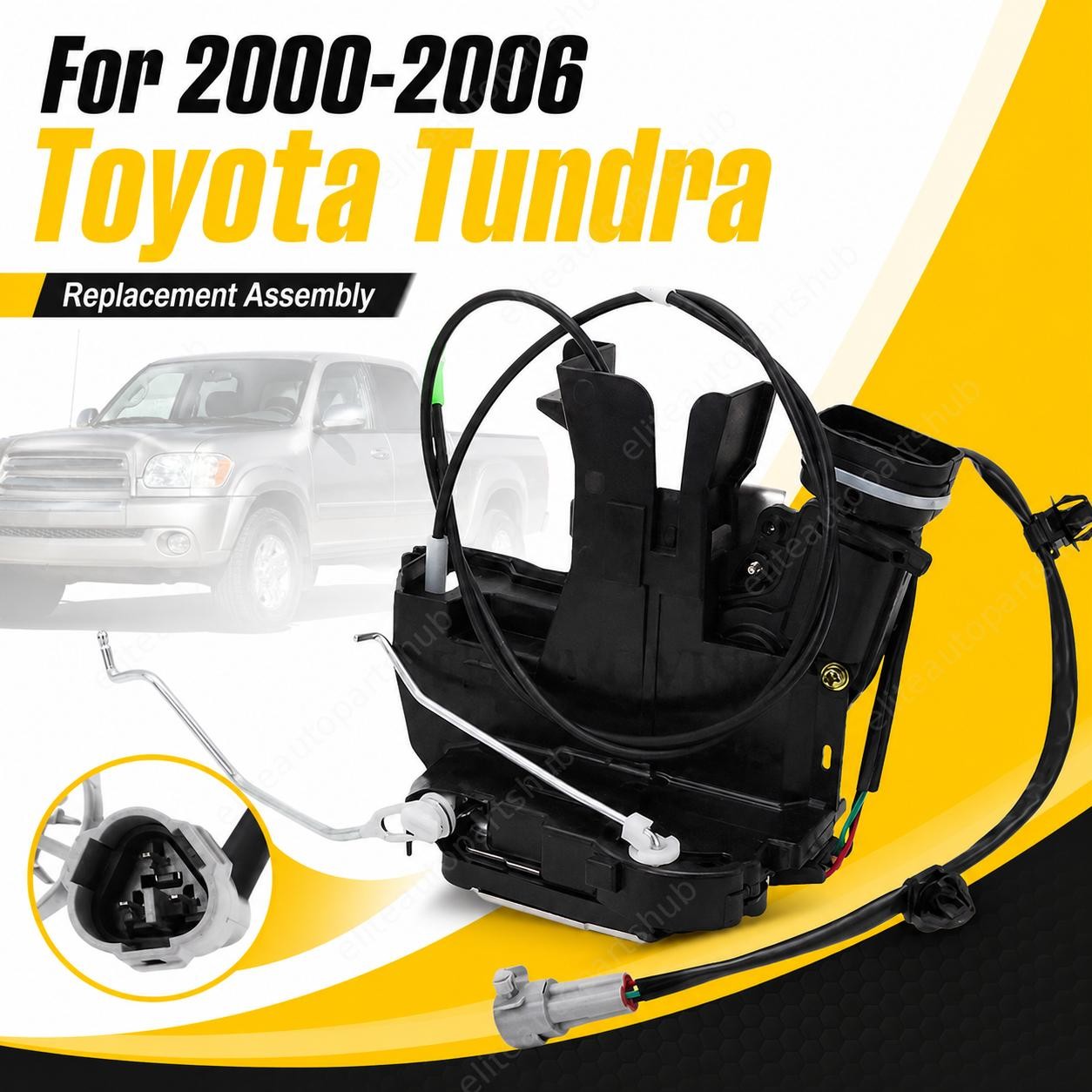 For 00-06 Toyota Tundra W/O Full Cab Front Right Side Power Door Lock Actuator