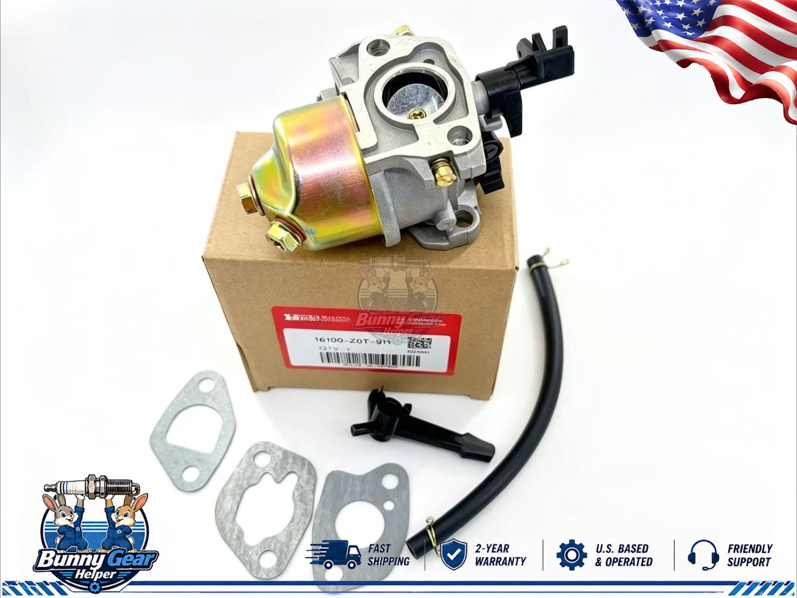 Carburetor Replaces 16100-Z0T-911 For Honda GX160 GX200 Predator 212CC 6.5HP
