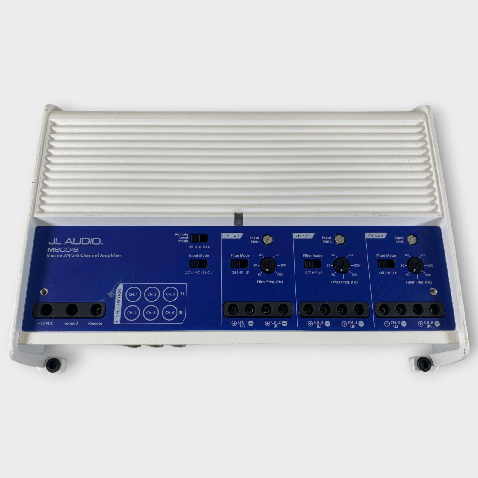 JL Audio M600/6 Marine 6 Channel Amplifier 98272 Used Tested 90-Day Warranty