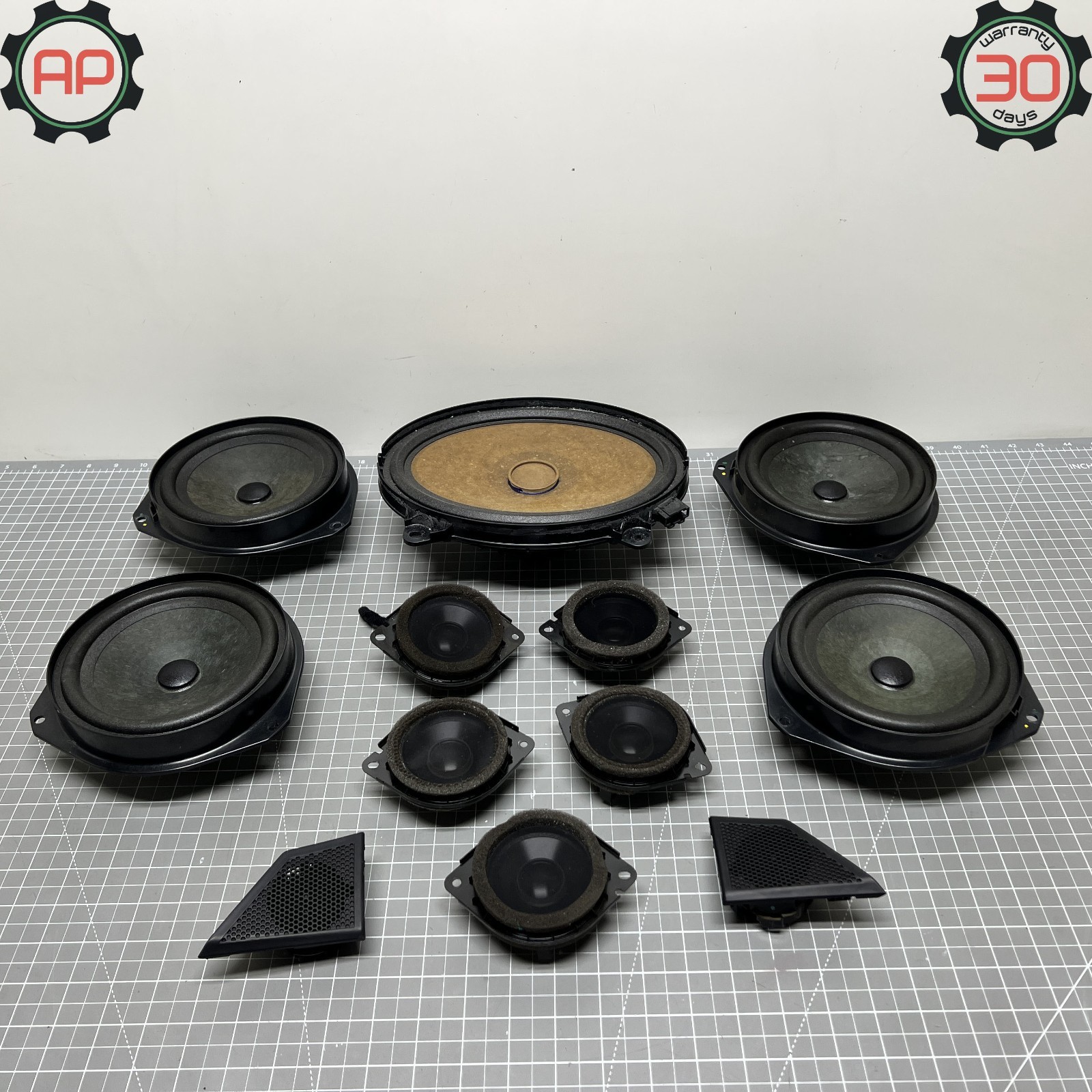 17-23 ALFA ROMEO GIULIA SUBWOOFER TWEETER SPEAKERS SET OEM