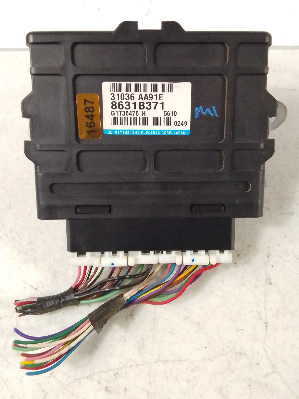 2016 Mitsubishi Outlander SE Transmission Control Module TCM OEM 8631B371 2016 Mitsubishi Outlander SE Transmission Control Module TCM OEM 8631B371