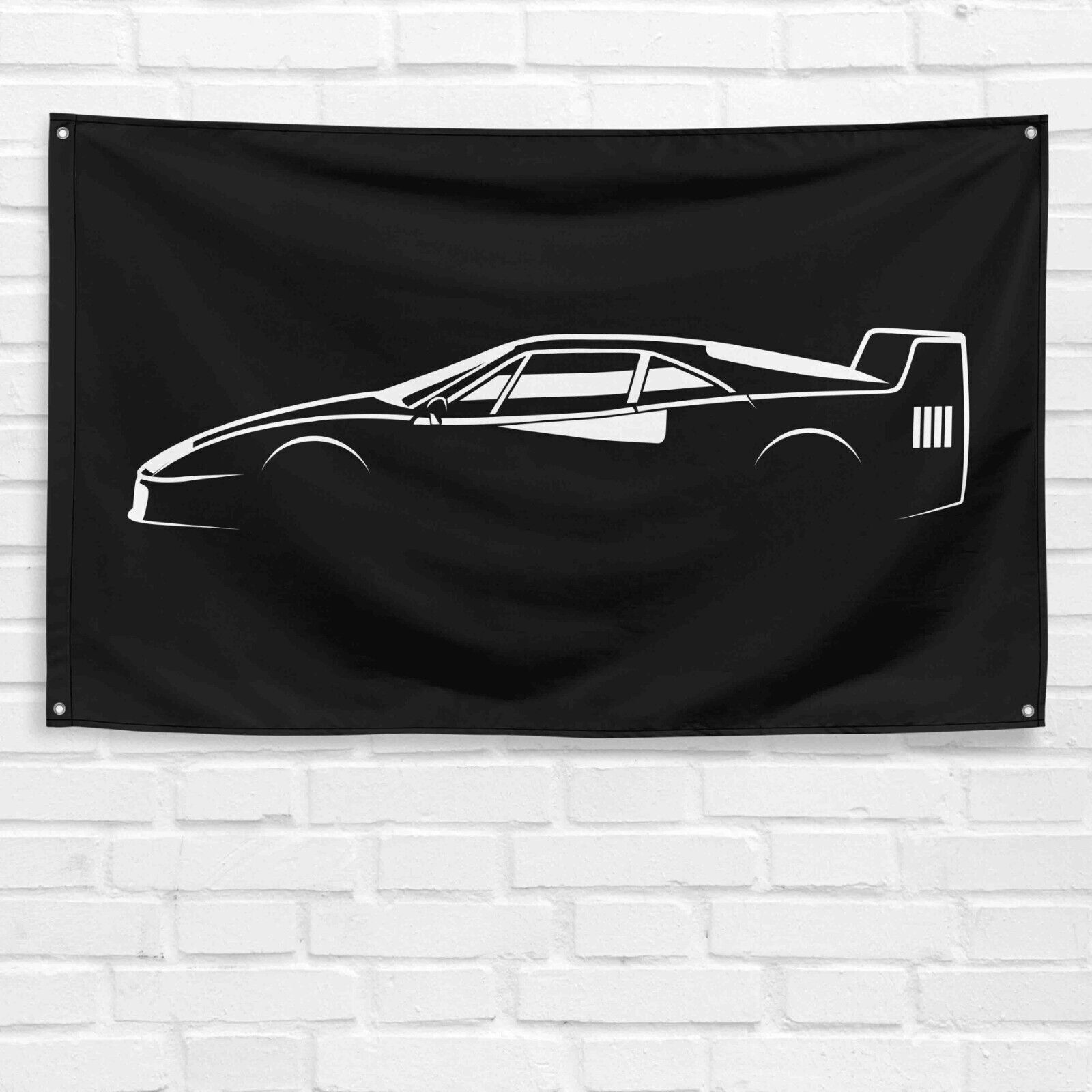 For Ferrari F40 Enthusiast 3x5 ft Flag Dad Birthday Gift Banner