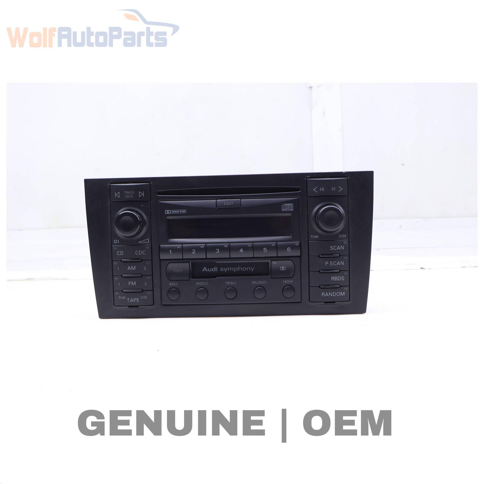 1998-2003 AUDI A6 - Symphony Double DIN Stereo / Radio 4B0035195A