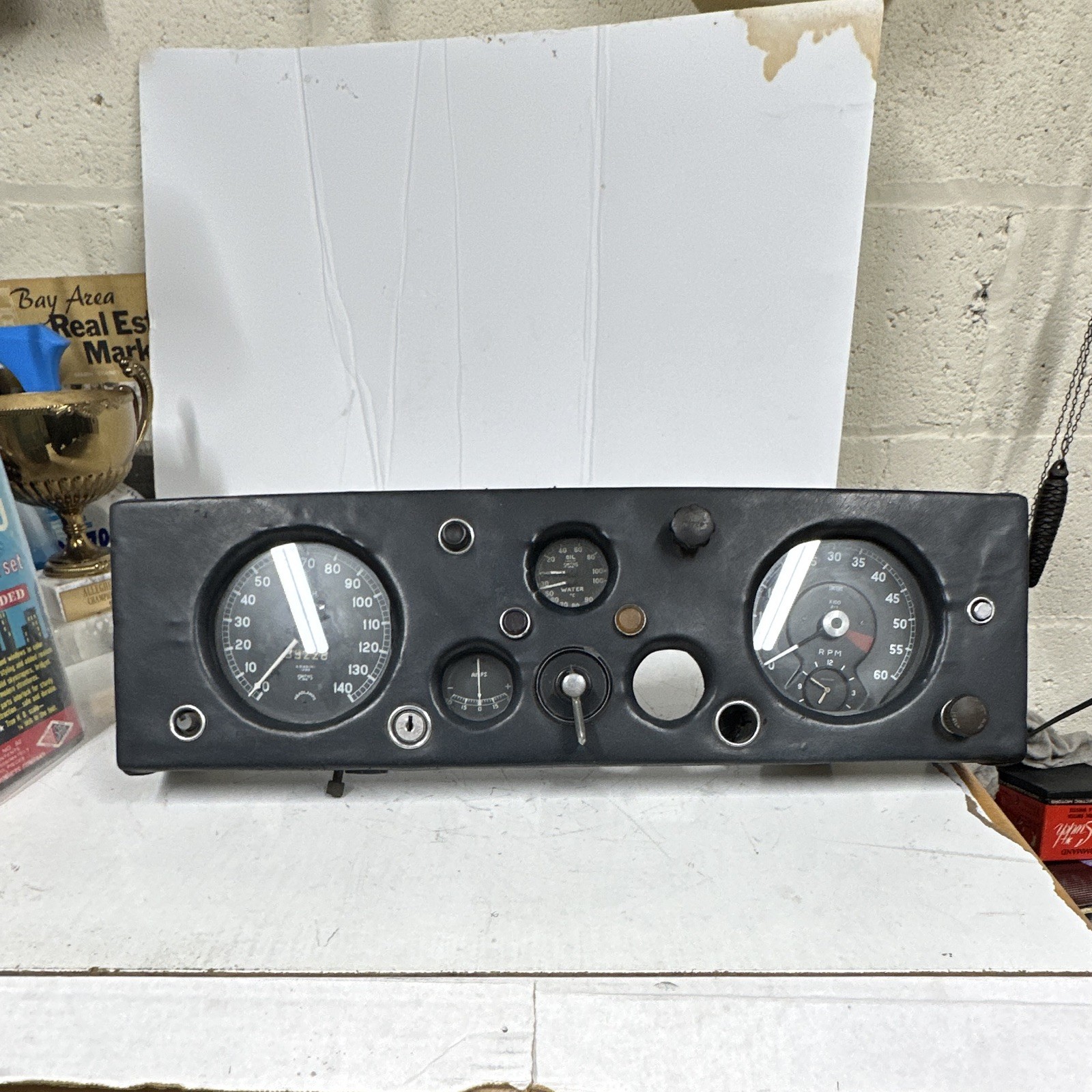 Jaguar XK120 Instrument Dash Authentic 39228 Miles Racing One Of A Kind￼
