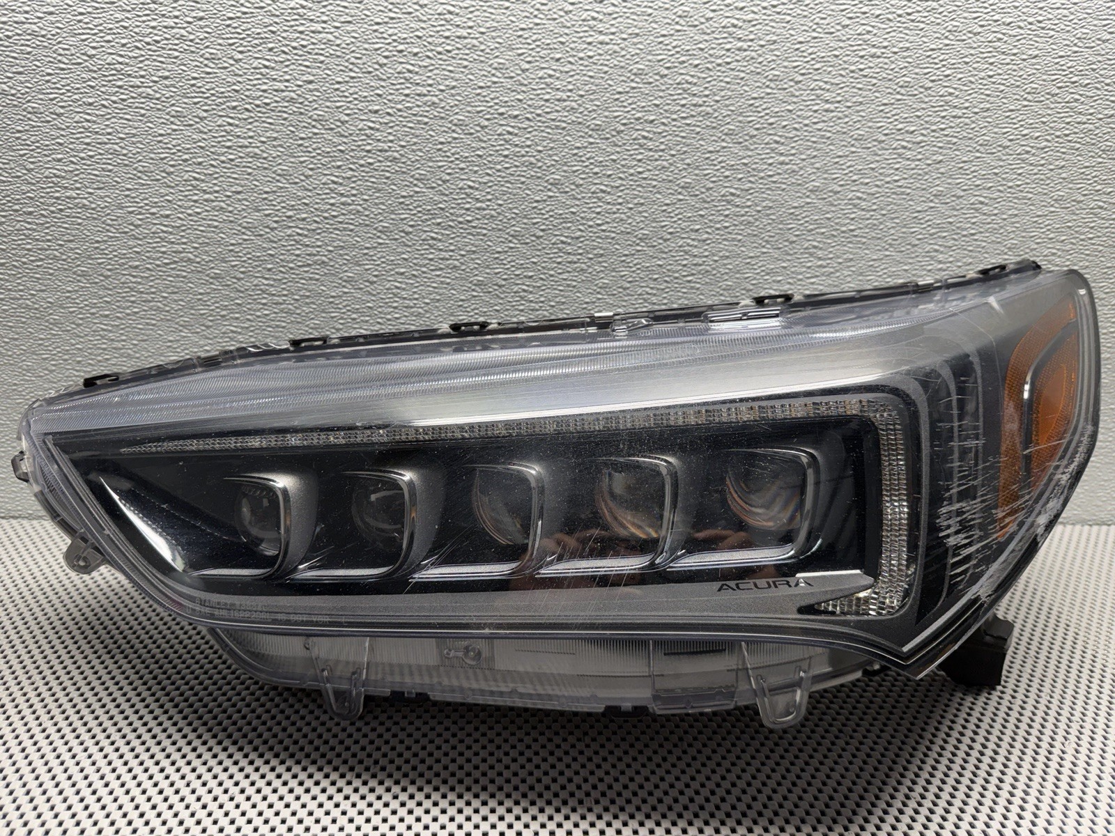 2018 2019 2020 Acura TLX Left OEM Headlight A-Spec Black Bezel 33150-TZ3-A61